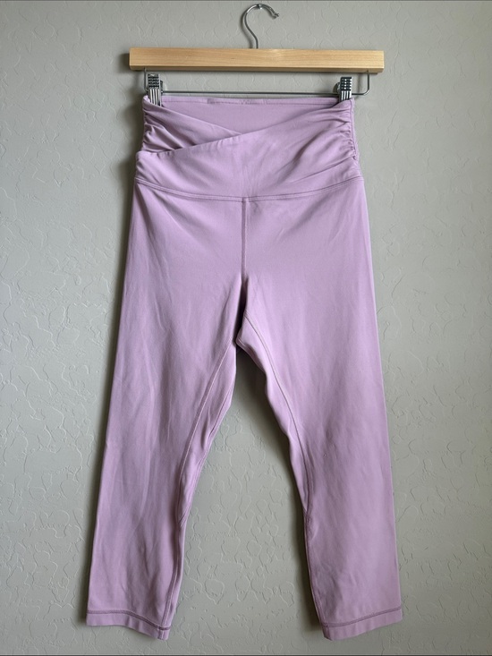 lululemon athletica Pants - lululemon athletica Align Cross Waist 21" High Rise Legging Dusty Mauve 21" Sz 6